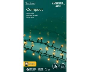 Basic kerstverlichting LED compact rice lights 3000 klassiek - afbeelding 2