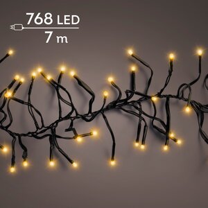 Clusterverlichting led 768 lampjes klassiek warm