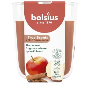 Bolsius geurglas true scents apple cinnamon L