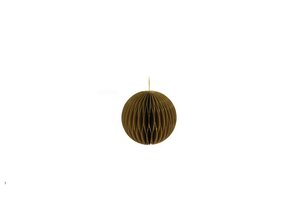 Kerstbal papier 10 cm goud