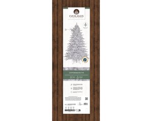 Kunstkerstboom Copenhagen fir wit/iris 180 cm - afbeelding 2