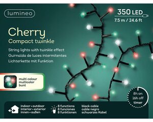 Led cherry lights compact 350 lamps multi-colour - afbeelding 2