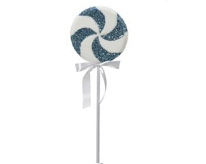 Lolly van foam 42 cm blauw