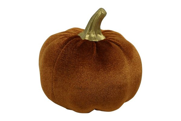 Pompoen pumpa 8 cm bruin 