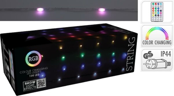 Streng verlichting led 100 lamps multi colour