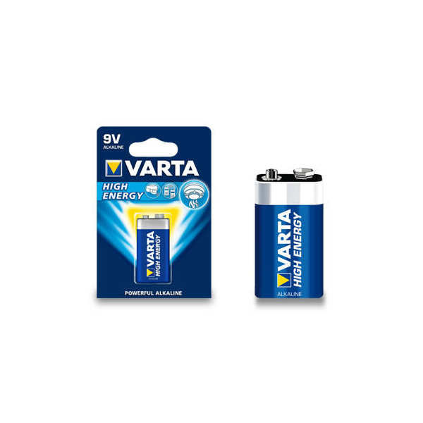 Varta High energy 9 V batterij